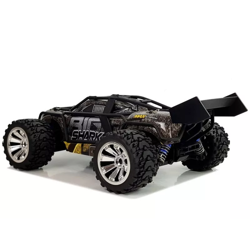 LEAN TOYS Todoterreno con control remoto marrón y amarillo 2.4G 1:18 35 km/h con control de velocidad