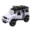 LEAN TOYS Vehículo todoterreno con remolque para caballos, figura, luces y sonidos