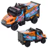 LEAN TOYS Camión RC todoterreno escala 1:16 naranja azul con luces y sonidos