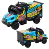 LEAN TOYS Camión RC todoterreno escala 1:16 naranja azul con luces y sonidos