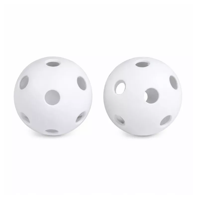 LEAN TOYS set de palas de pickleball tenis bádminton con 2 pelotas negro y gris