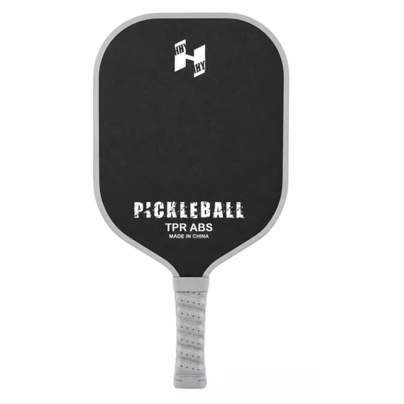 LEAN TOYS set de palas de pickleball tenis bádminton con 2 pelotas negro y gris