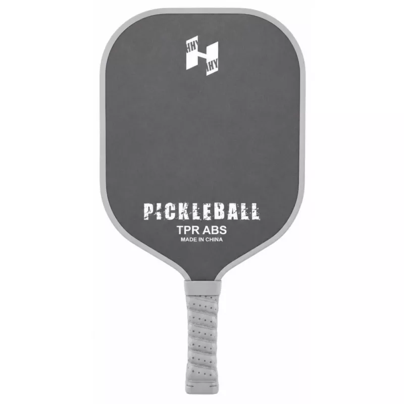 LEAN TOYS set de palas de pickleball tenis bádminton con 2 pelotas negro y gris