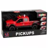 LEAN TOYS Pickup Truck 1:12 RC con puertas que se abren, luces traseras, sonidos – rojo