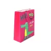 LEAN TOYS Bolsa de papel rosa 32cm x 26cm x 10cm