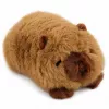 LEAN TOYS Mascota de peluche capibara animal peluche marrón 16 cm