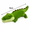 Cocodrilo de peluche LEAN TOYS mascota peluche realista verde 70cm