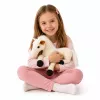 Caballo de peluche LEAN TOYS mascota peluche blanco 40cm x 37cm