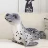 LEAN TOYS Peluche mascota peluche foca gris 37cm