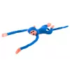 LEAN TOYS Perro de peluche mascota con sonido, Azul 80 cm