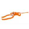 LEAN TOYS Mascota de Peluche Mono con Bebé, Naranja con Sonido 70 cm