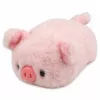 LEAN TOYS Mascota de peluche cerdito suave peluche rosa 16 cm