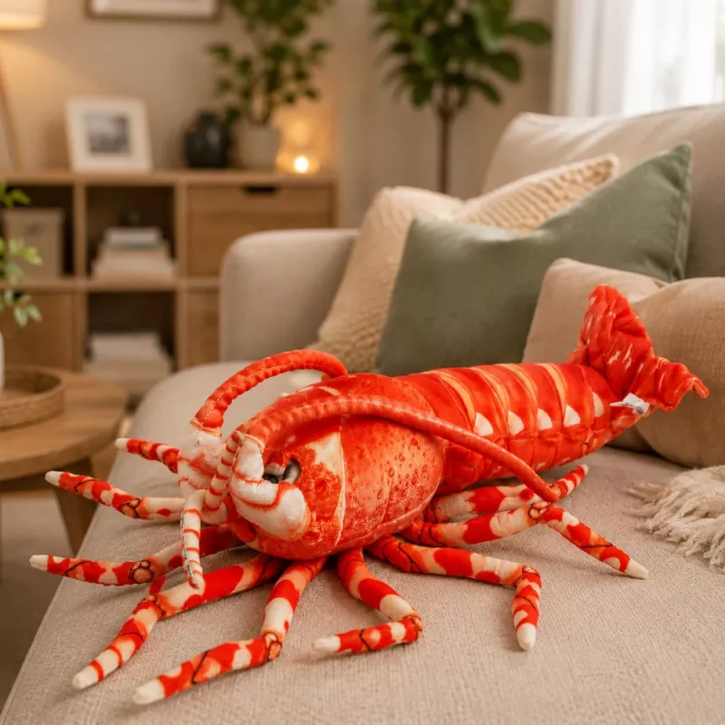 LEAN TOYS Peluche Gamba grande animal marino 55 cm