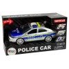 LEAN TOYS Coche de policía 1:14 fricción sonidos luz Plata