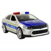 LEAN TOYS Coche de policía 1:14 fricción sonidos luz Plata