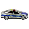 LEAN TOYS Coche de policía 1:14 fricción sonidos luz Plata