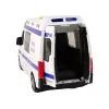 LEAN TOYS Coche de policía con propulsión por fricción, sonido y luz