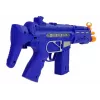 LEAN TOYS Set de policía con arma y placa, azul marino, efectos de sonido y luz, 37 cm