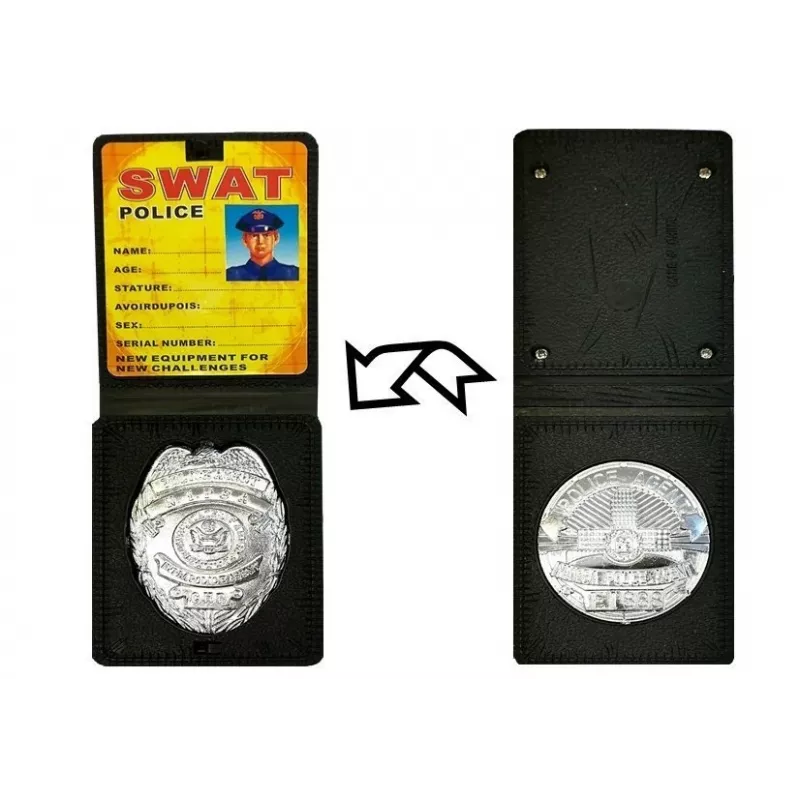 LEAN TOYS Set de juego de policía Lotería de sonajero