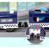 LEAN TOYS Set de tren Police Town azul 203 km/h