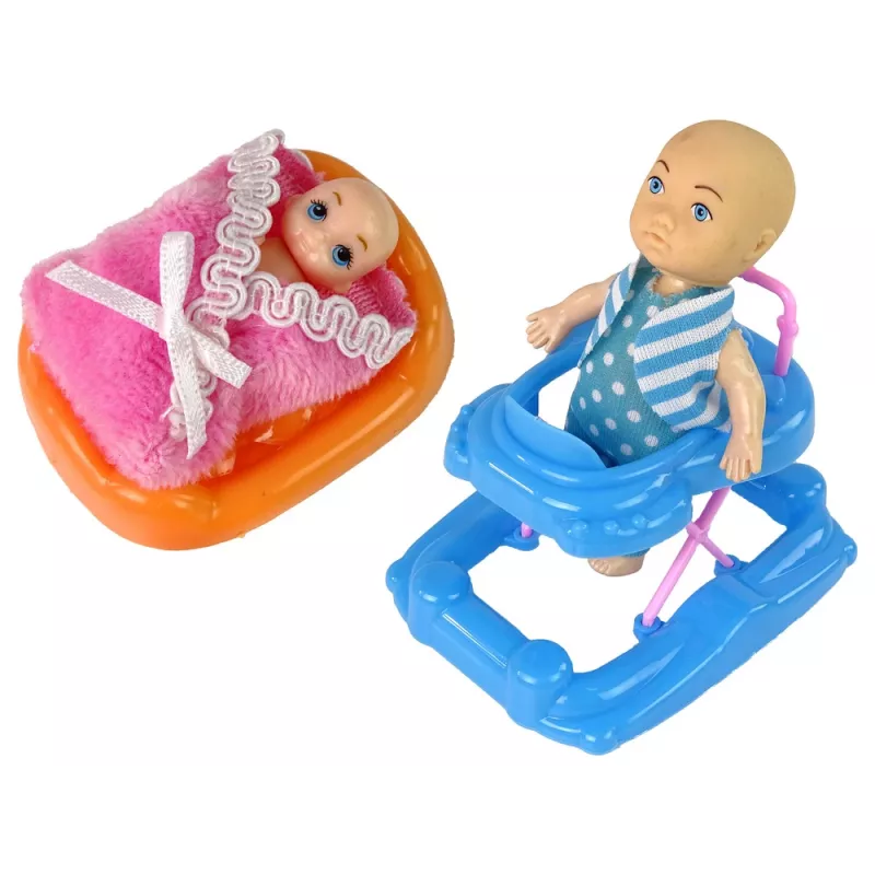 LEAN TOYS Muñeca Bebé Embarazada con Pelo Largo y Accesorios