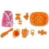 LEAN TOYS Muñeca Bebé Embarazada con Pelo Largo y Accesorios