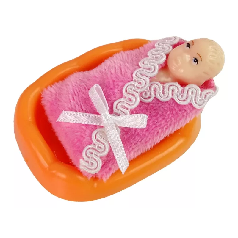 LEAN TOYS Muñeca Bebé Embarazada con Pelo Largo y Accesorios