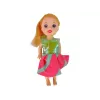 LEAN TOYS Muñeca Bebé Embarazada con Pelo Largo y Accesorios