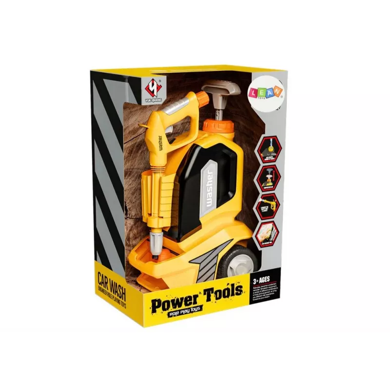 LEAN TOYS Limpiador a presión para niños – Set de limpieza de juguete con paño, esponja y escurridor, bomba manual, 750 ml, a partir de 3 años