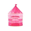 LEAN TOYS Tienda de juegos palacio de princesas para pequeñas princesas rosa 135 x 105 cm