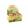 LEAN TOYS Balón de fútbol de PU con goma de borrar jojo para saltar, 6 cm, Naranja