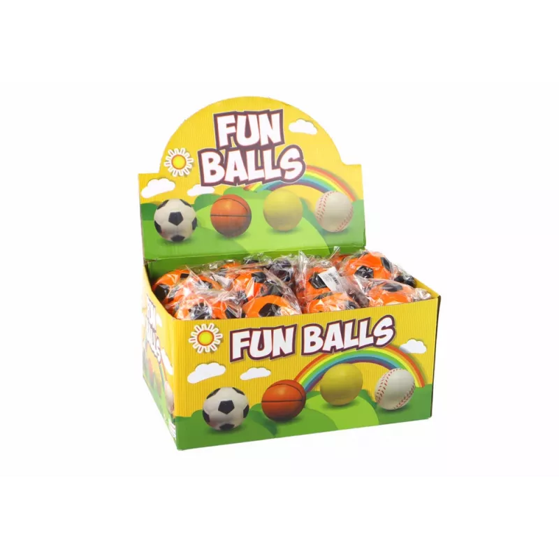LEAN TOYS Balón de fútbol de PU con goma de borrar jojo para saltar, 6 cm, Naranja