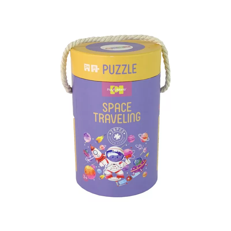 LEAN TOYS Puzzle en tubo Cosmos 28 piezas