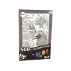 LEAN TOYS Puzzles para colorear 500 piezas Peces Océano