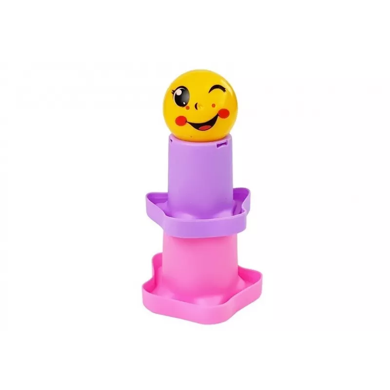 LEAN TOYS Vasos apilables para bebés Asteriscos