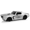 LEAN TOYS Coche deportivo R/C 1:18 plateado Champion mando