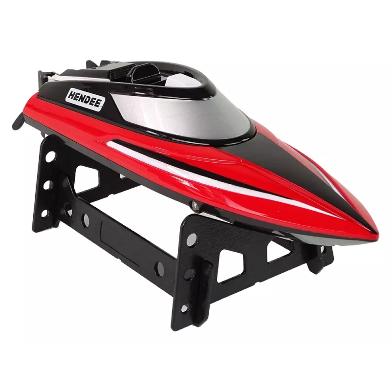 LEAN TOYS Lancha motora teledirigida R/C 2,4G roja 20-25 km/h