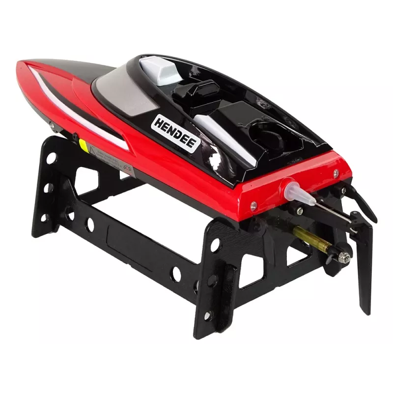 LEAN TOYS Lancha motora teledirigida R/C 2,4G roja 20-25 km/h