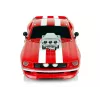 LEAN TOYS Coche deportivo R/C 1:16 rojo rayas blancas mando