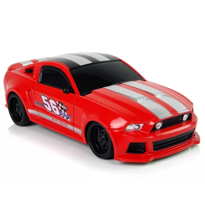 LEAN TOYS Coche deportivo R/C 1:24 Racing rojo ventanillas tintadas