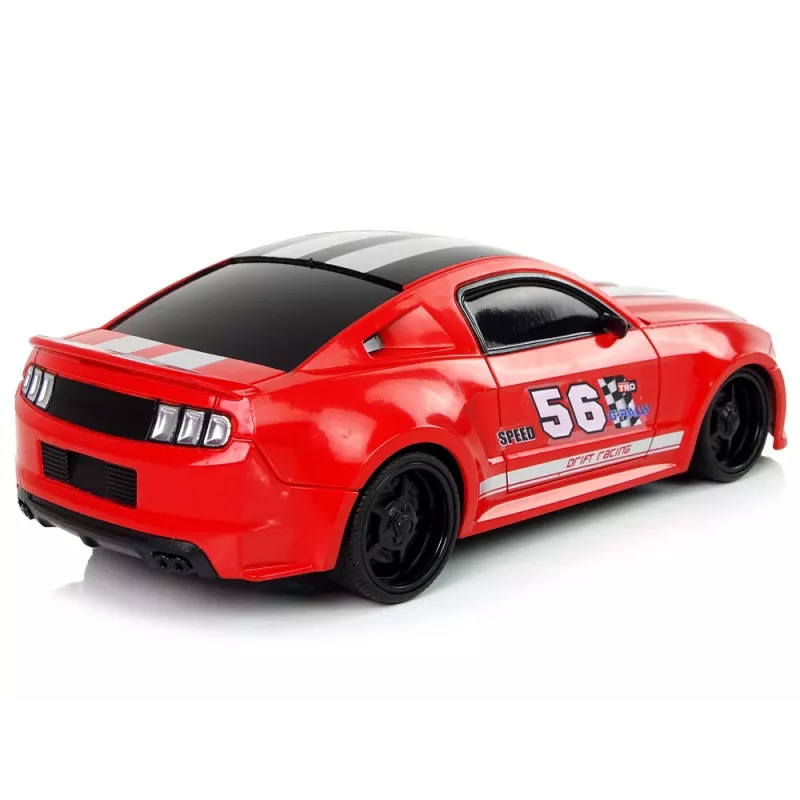 LEAN TOYS Coche deportivo R/C 1:24 Racing rojo ventanillas tintadas