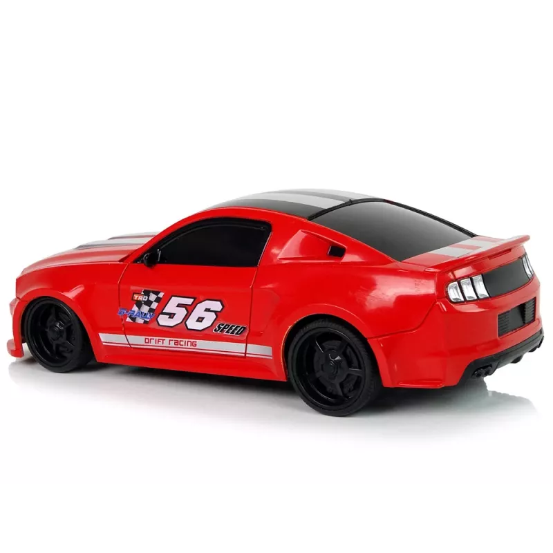 LEAN TOYS Coche deportivo R/C 1:24 Racing rojo ventanillas tintadas