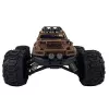 LEAN TOYS Coche de rally con control remoto marrón 2.4G 1:18 35 km/h con control de velocidad