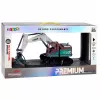 LEAN TOYS Excavadora RC oruga con brazo móvil e iluminación 1:14