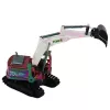 LEAN TOYS Excavadora RC oruga con brazo móvil e iluminación 1:14