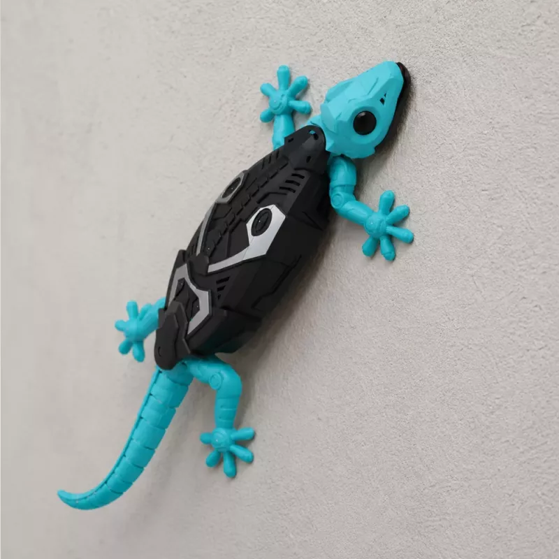 LEAN TOYS RC Gecko Lagarto trepador de pared 360° azul