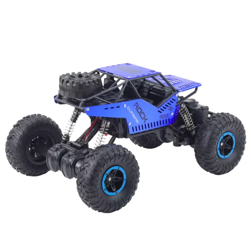 LEAN TOYS Coche RC todoterreno radiocontrol azul 2.4G 1:18