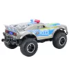 LEAN TOYS Coche de policía RC todoterreno 1:8 Plata