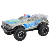 LEAN TOYS Coche de policía RC todoterreno 1:8 Plata