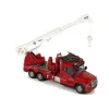 LEAN TOYS Coche teledirigido de bomberos 2.4G con luz y sonido rojo